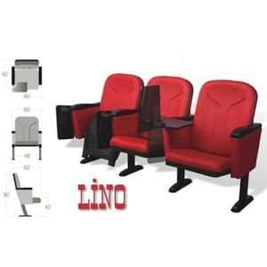 lino serisi plastik yazı tablalı toplantı sandalyesi RAS-99613-3